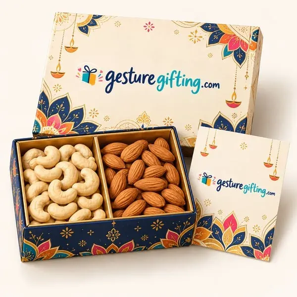 Diwali Mini Dry Fruit Box with your logo