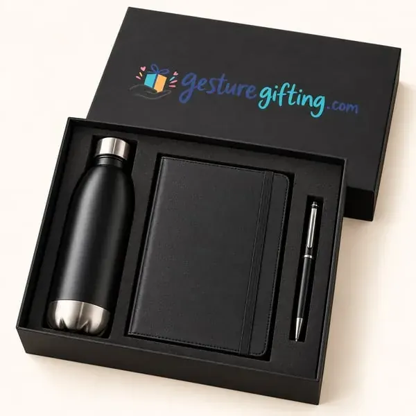 Festive Bottle & Diary Combo with your logo