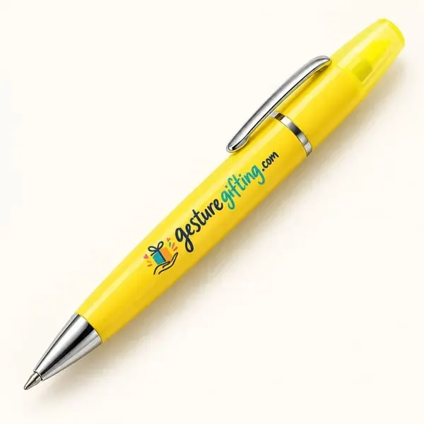 Highlighter Pen 2-in-1 with your logo