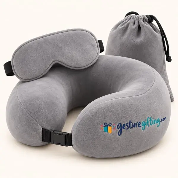 Neck Pillow with Eye Mask with your logo