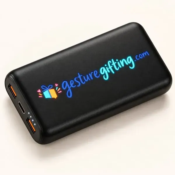 Power Bank with LED Logo with your logo