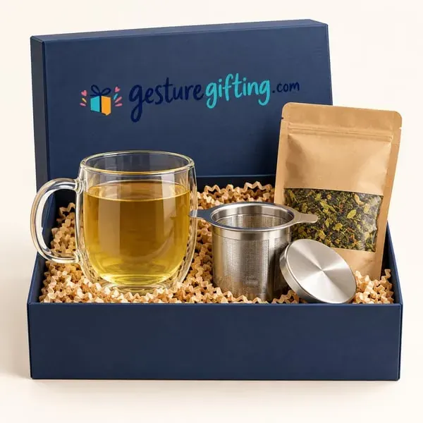 Tea Infuser Mug Gift Set with your logo