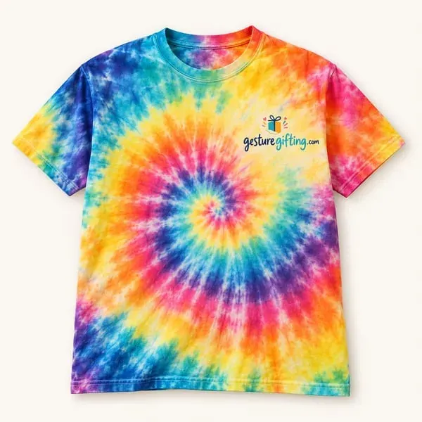 Tie-dye T-shirt with your logo