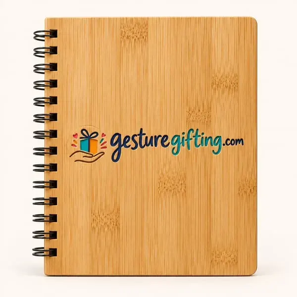 Wooden Cover Notebook with your logo