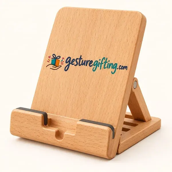 Wooden Mobile Stand with your logo
